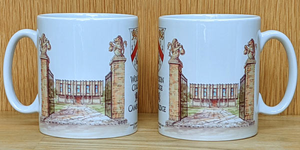 Mug of Wolfson College Cambridge