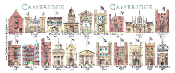 Mug of Cambridge Colleges
