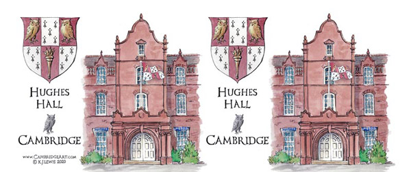 Mug of Hughes Hall Cambridge