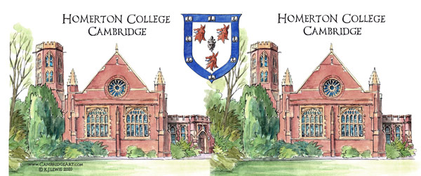 Mug of Homerton College Cambridge