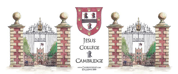 Mug of Jesus College Cambridge