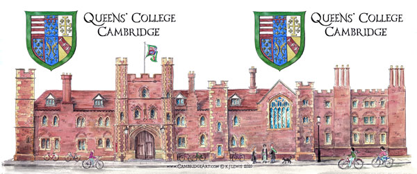 Mug of Queens' College Cambridge