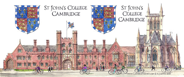 Mug of St John's College Cambridge