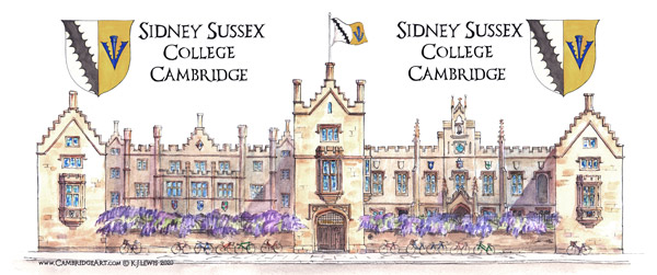 Mug of Sidney Sussex College Cambridge