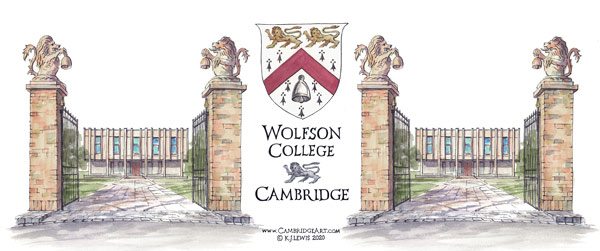 Mug of Wolfson College Cambridge