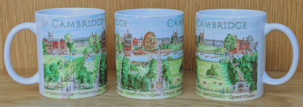 Cambridge panorama mug