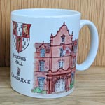 Mug of Hughes Hall, Cambridge