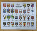 Place mat of Cambridge College Crests