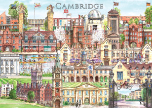 Cambridge montage postcard part 4