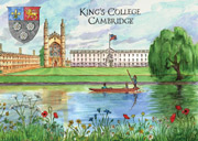 Kings College, Cambridge postcard